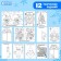 New Year's gift. Developing set with games of "Funny New Year!"