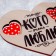 War Valentine Postcard "To the one I love", a cat 8 × 7 cm