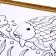 Set for creativity: EVA applique with crumbs and coloring - stickers "Underwater World"