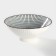 Ceramic “Illusion” salad bowl, 1.1 liters, white and gray color