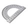 Set of transporters 180 degrees, 10 cm, 3 pieces, calligrata, steel