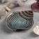 Ceramic serving dish "shell", 18.5 × 14 cm