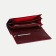 Women's wallet on magnets, burgundy color