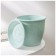 Plastic pot "Venice", d = 19, with a pallet, mint