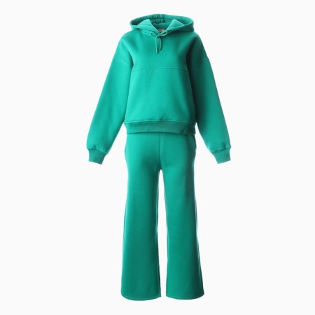 Women's costume (sweatshirt/trousers) was launched, dark green color, rr s (42-44)-8
