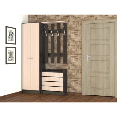 Yapt-3 shoe Jamaica, 700x270x746, Wenge/Dub Milk-1