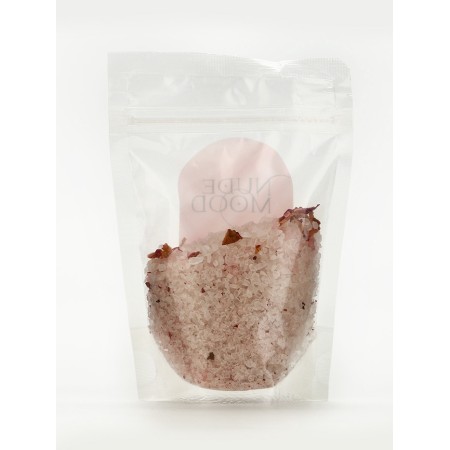 Gift set Ural Lab: shower gel 250 ml, peony aroma and bath salt with rose petals 150 g-12