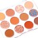 Palette of eyelid shadows with shimmer 12 colors