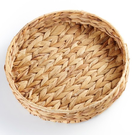 Tray "Golden Kolos", 32 x 6 cm, water hyacinth-1