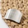 Protective plate for fingers when cutting a shade, stainless steel