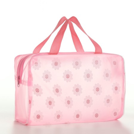 Lightning cosmetic bag, pink color-2