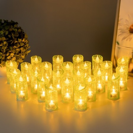 Spinker "Blue Candle" LED 1W from 3xlr44 Blue 5x5x16cm Risalux-2