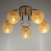 Svetogor chandelier "System" 5x60W E27 white/chrome 53x53x23cm