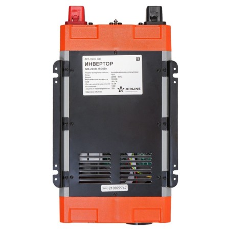 Inverter 12V-220V, 1500 W AIRLINE API-1500-08-5