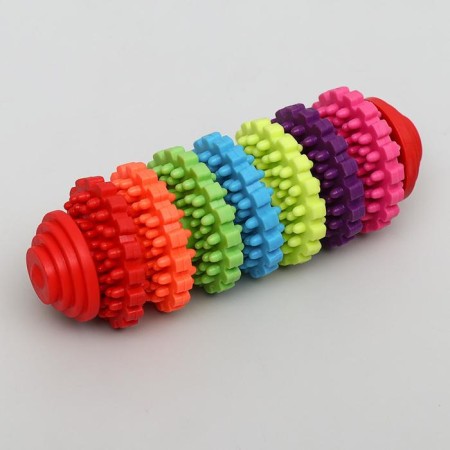 Chewing toy Super -resistant "gears", 7 rings, 14 cm,