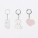 Acrylic keychain "New Year", mix, 6 x 16.2 cm