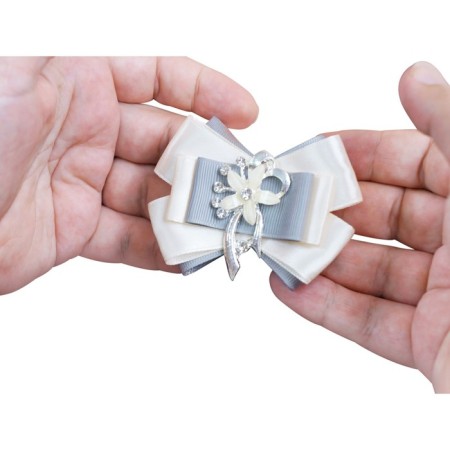 Set for creativity: Brooch-band of tapes "Flower"-4