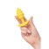 Anal plug Eromantica vikki, bee, silicone, 35x90 mm, yellow color