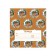 Notebook 24 sheets in a cage "Juicy Mix. Pattern", cover coated paper, VD-flus, block No. 2 (gray sheets), mix