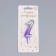 Candle for the cake "Oval", number "1", 5.5 cm, silver-sirn