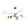 Suspended lamp Freya Fr5204PL-08BS SONDER, 900X400 mm, E27, 8x60W, brass color