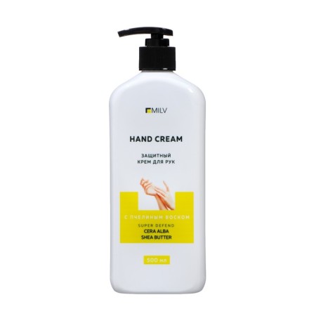 Hand cream Protective with bee wax milv cherries, rose, cherry flowers, musk, 500 ml