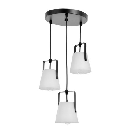 Economic light of the suspension Nancy 3x25W E27 Black 33x33x20 (75) cm