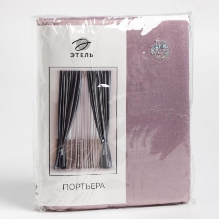 Curtain curtain Ethel "Classic" central pink, 145*265 cm, 100% p/e-4