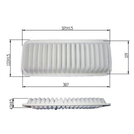 Air filter Totachi TA-3804
