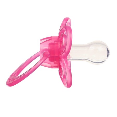 Nipple set - a dummy with a holder, SL, CL +6 months, with a cap “Butterfly”, pink-3