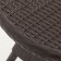 The table "Rattan Ola Dom" Round, Brown, 70 x 70 x 72 cm