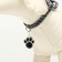 Tarry for engraving "paw", packing 6 pcs, 2.6 x 3.2 cm, mix of flowers