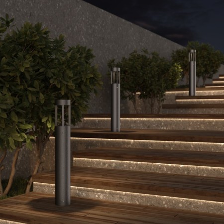 Landscape lamp Outdoor O458FL-L9GF3K, LED, 9 W, 90x90x600 mm, 450 lm, 3000k, graphite-7