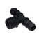 T-shaped tee, external thread 1/2 ", for hoses 1/2" (12 mm)-3/4 "(19 mm), plastic