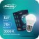 Luazon Lighting, G45, 7 W, E27, 630 lm, 3000 K, warm white lamp