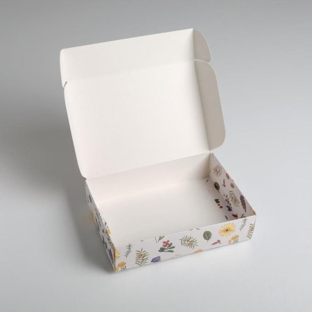 Gift folding box, packaging, "eco", 21 x 15 x 5 cm-3