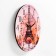Wall clock "Paris", discrete move, D-23. cm