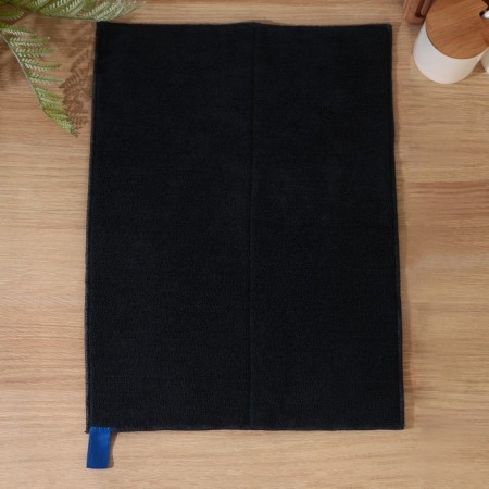 Drying rug of dishes of the shade "Loft", 38 × 50 cm, microfiber, black color-2
