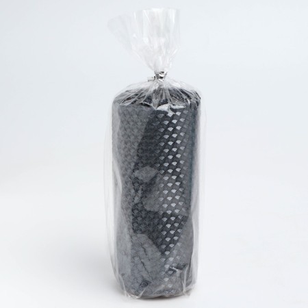 Washchina candle, 6x6x12.5 cm, wet asphalt metallic-3