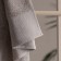 Terry towel Pasionaria "Play", 450 g, size 70x140 cm, dark gray color