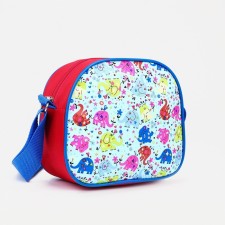 Bag's bag with lightning, blue/red color