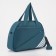 Sports bag with lightning, without lining, external pocket, turquoise color