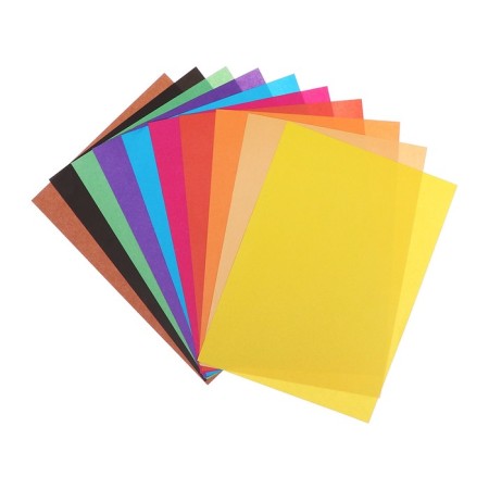 Color paper A5, 10 sheets, 10 colors "animals", offset, in the folder-7