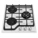 Hlect surface Maunfeld EGHG.43.73CW/G, gas, 3 burners, white