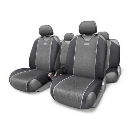 Autoprofi Carbon CRB-802 GY, Polyester for carbon, 9 objects, gray color, gray gray