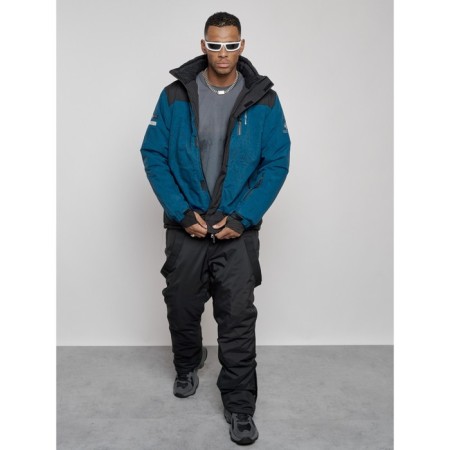 Ski costume men's winter, size 48, blue color-19
