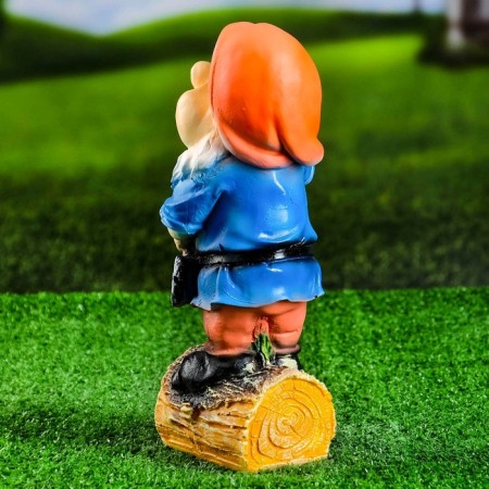 Sadovaya figure "Dwarf with a shovel" Small 15x12x30cm-8
