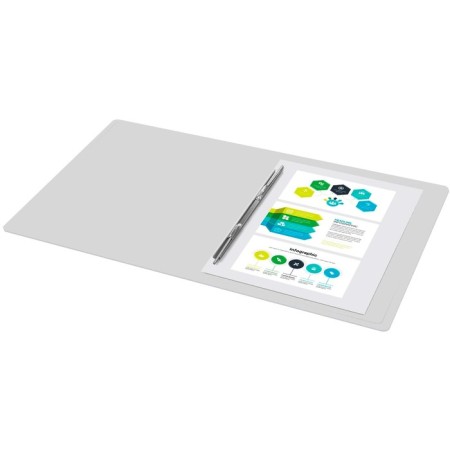 A folder with a spring -resource A4, 500 microns, a root of 15 mm, calligrata, up to 100 sheets, white-5