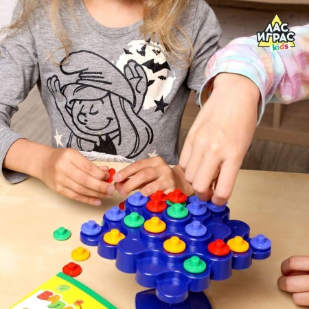 A board game for balance and coordination "Balance Mini", 48 chips, 2-4 players, 5+-6