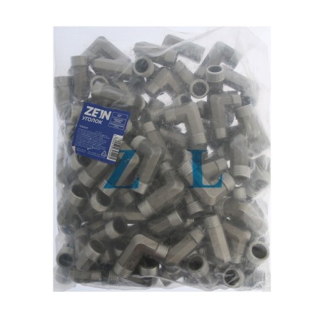 Corner Zein English, 1/2 ", external threads, stainless steel-2